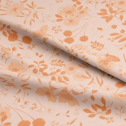Eugene Textiles Monochrome Coral Floral Cotton Quilting Fabric