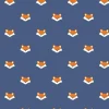 Eugene Textiles Navy Fox Flannel