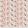 Eugene Textiles Pink Bows on White Cotton Quilting Fabric