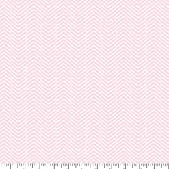 Eugene Textiles Pink Herringbone Cotton Flannel