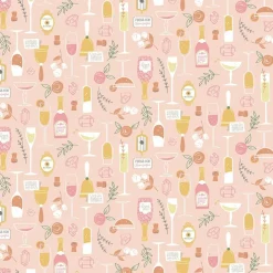 Eugene Textiles Press for Champagne Cotton Quilting Fabric