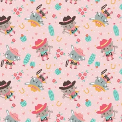 Eugene Textiles Wild West Sweethearts Flannel