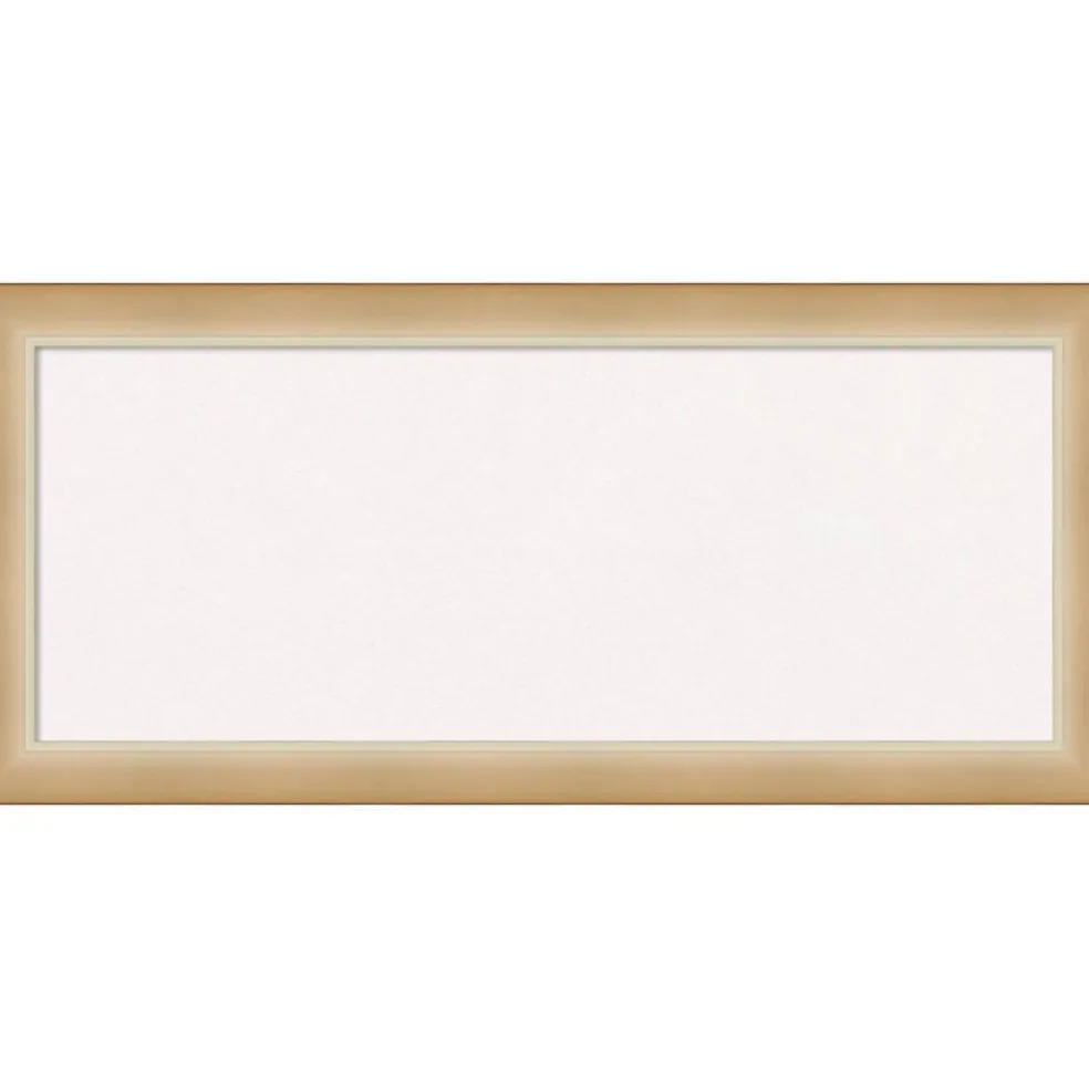 Eva Narrow Framed Corkboard, White Cork