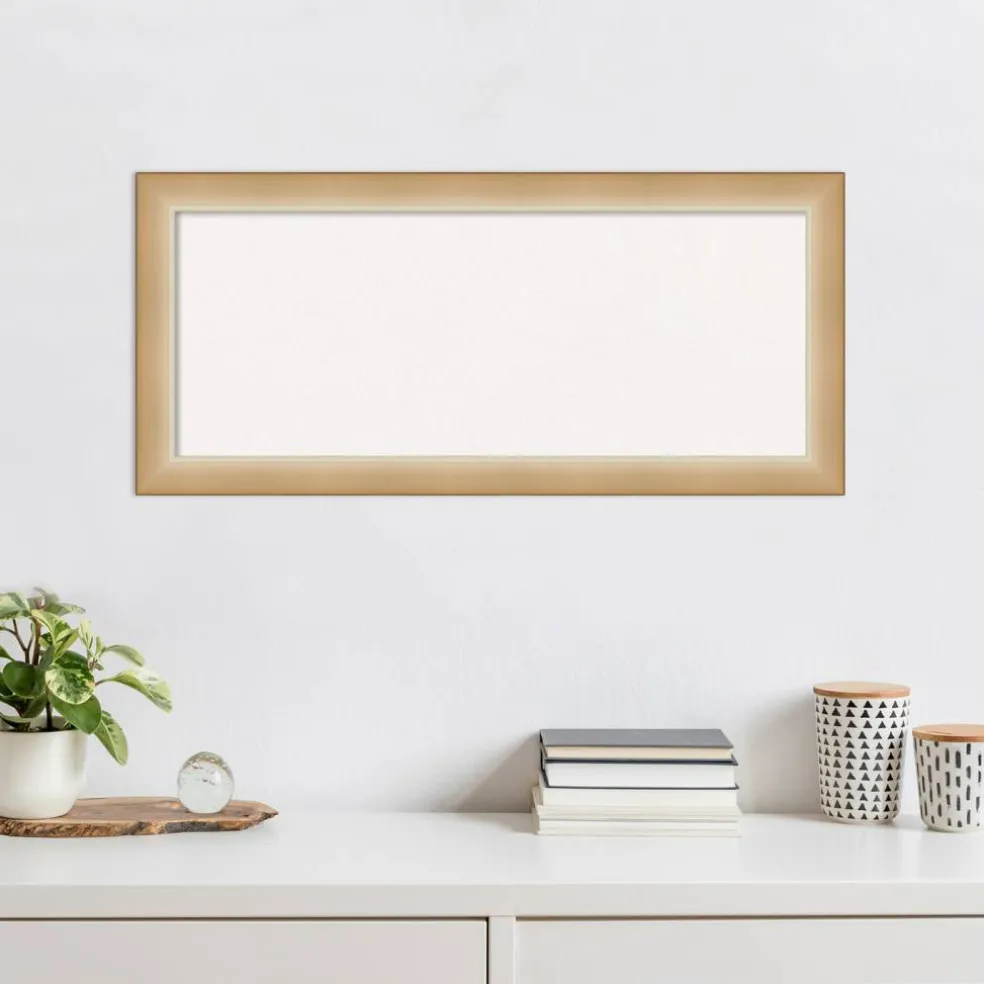 Eva Narrow Framed Corkboard, White Cork