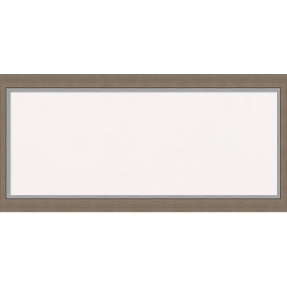 Eva Narrow Framed Corkboard, White Cork