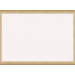 Eva Narrow Framed Corkboard, White Cork