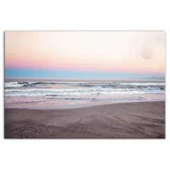 Evening Beach Canvas Wall Art