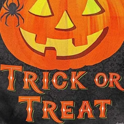 Evergreen 18.0 Inch Trick Or Treat Garden Flag Halloween Garden Flag , Double Sided Garden Halloween Spider Double-Sided