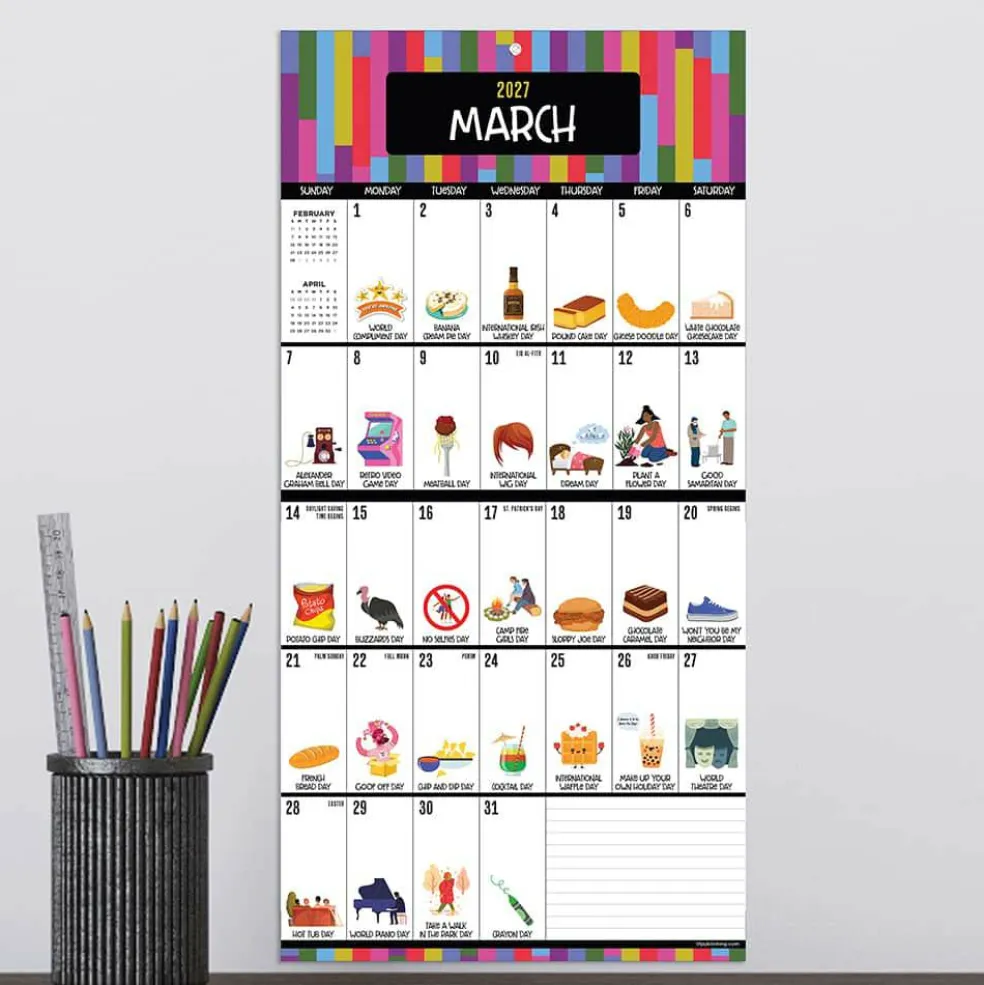 2027 Every Day's A Holiday Mini Calendar