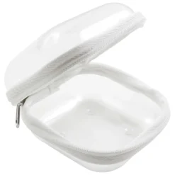 Everything Mary Clear Bubble Case with White Zipper