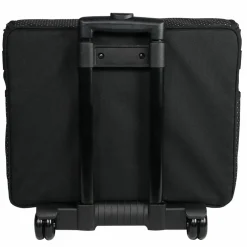 Everything Mary Collapsible Black Pin Dot Rolling Sewing Machine Tote