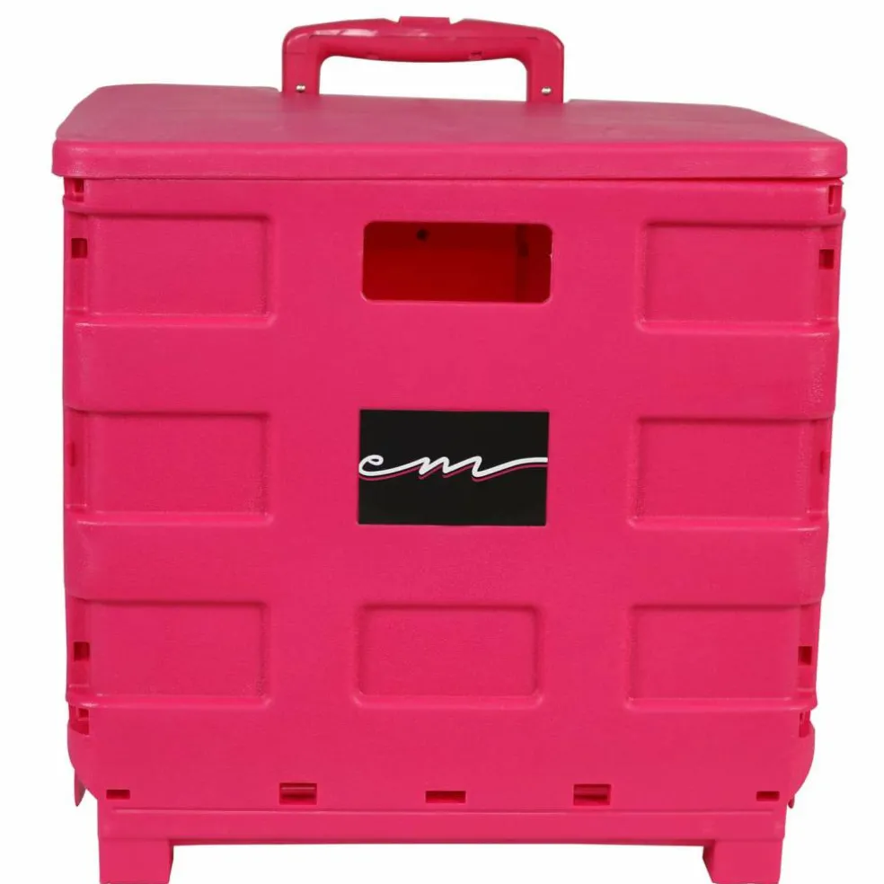 Everything Mary Collapsible Rolling Cart with Lid