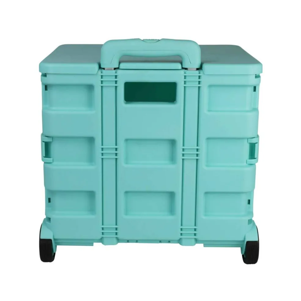 Everything Mary Collapsible Rolling Cart with Lid