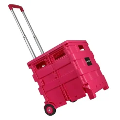 Everything Mary Collapsible Rolling Cart with Lid