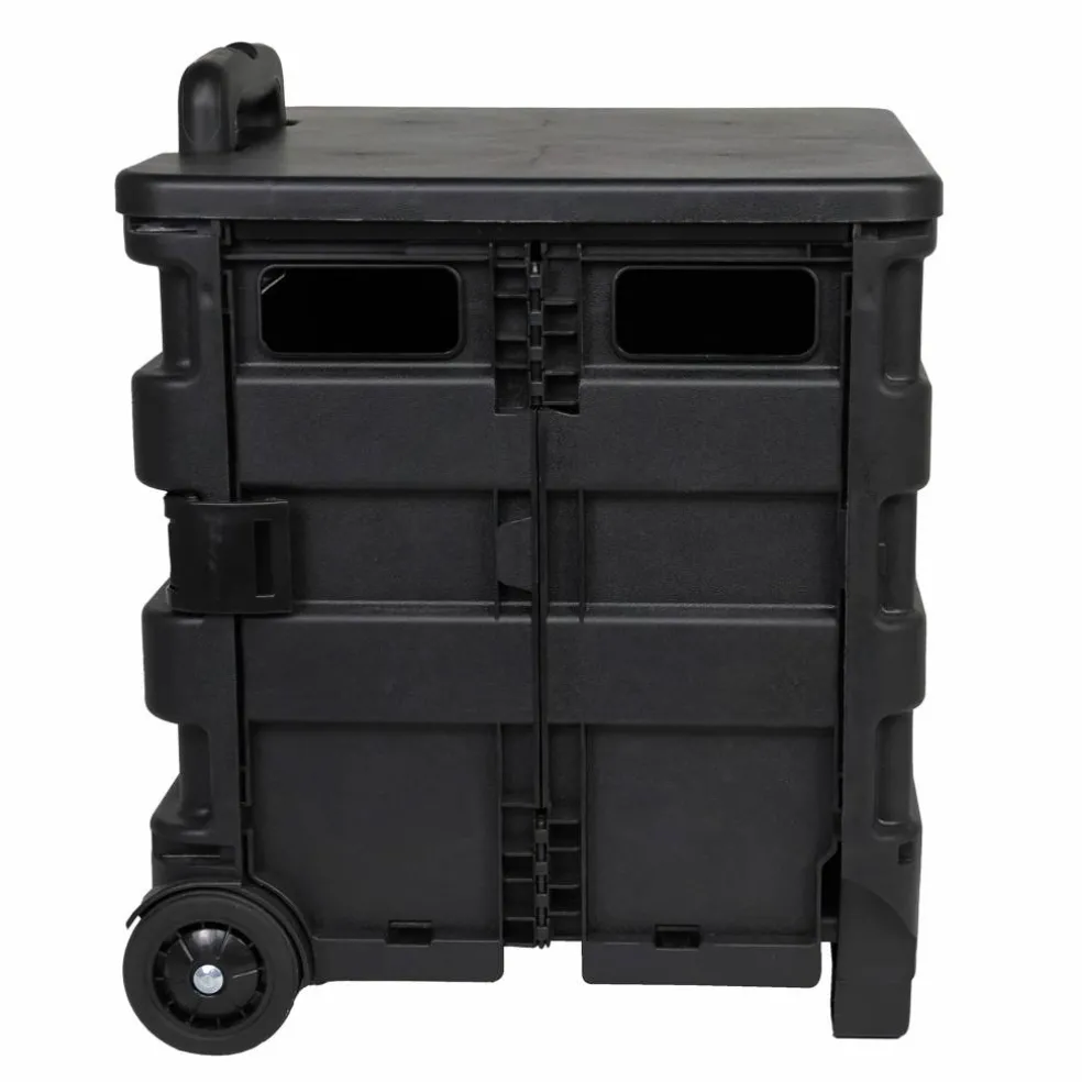 Everything Mary Collapsible Rolling Cart with Lid