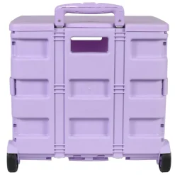 Everything Mary Collapsible Rolling Cart with Lid