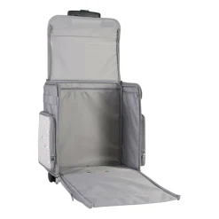 Everything Mary Gray Hexagon Rolling Scrapbook Storage Tote
