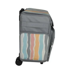 Everything Mary Gray Stripes Rolling Craft Bag