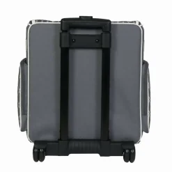 Everything Mary Gray & White Diamond Rolling Scrapbook Travel Case