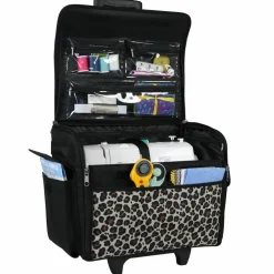 Everything Mary Leopard Sewing Machine Tote