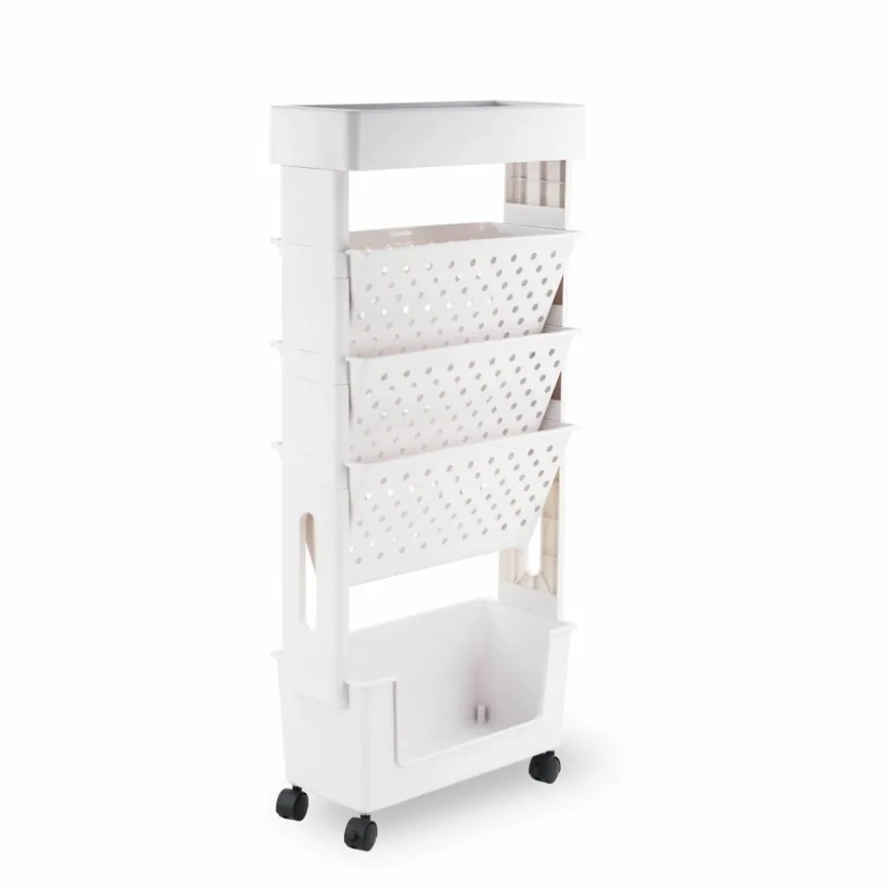 Everything Mary Slim 5-Tier Rolling Organizer Cart