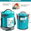 Expandable Crochet Bag-Knitting Bag Yarn Storage Organizer