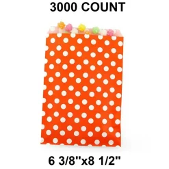 Expansive Small Dots Bags Perfect for Larger Items 6 3/8