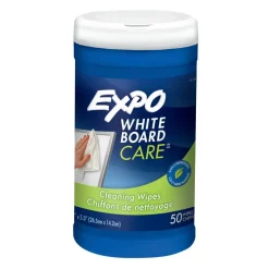 Expo® Dry-Erase Board Cleaning Wet Wipes, 50 Wipes Per Container