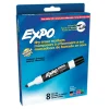Expo® Low Odor Dry Erase Marker, Chisel Tip, Assorted, 8 Set