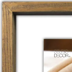Expressions™ Brown Linear Wood Float Frame by Studio Décor®