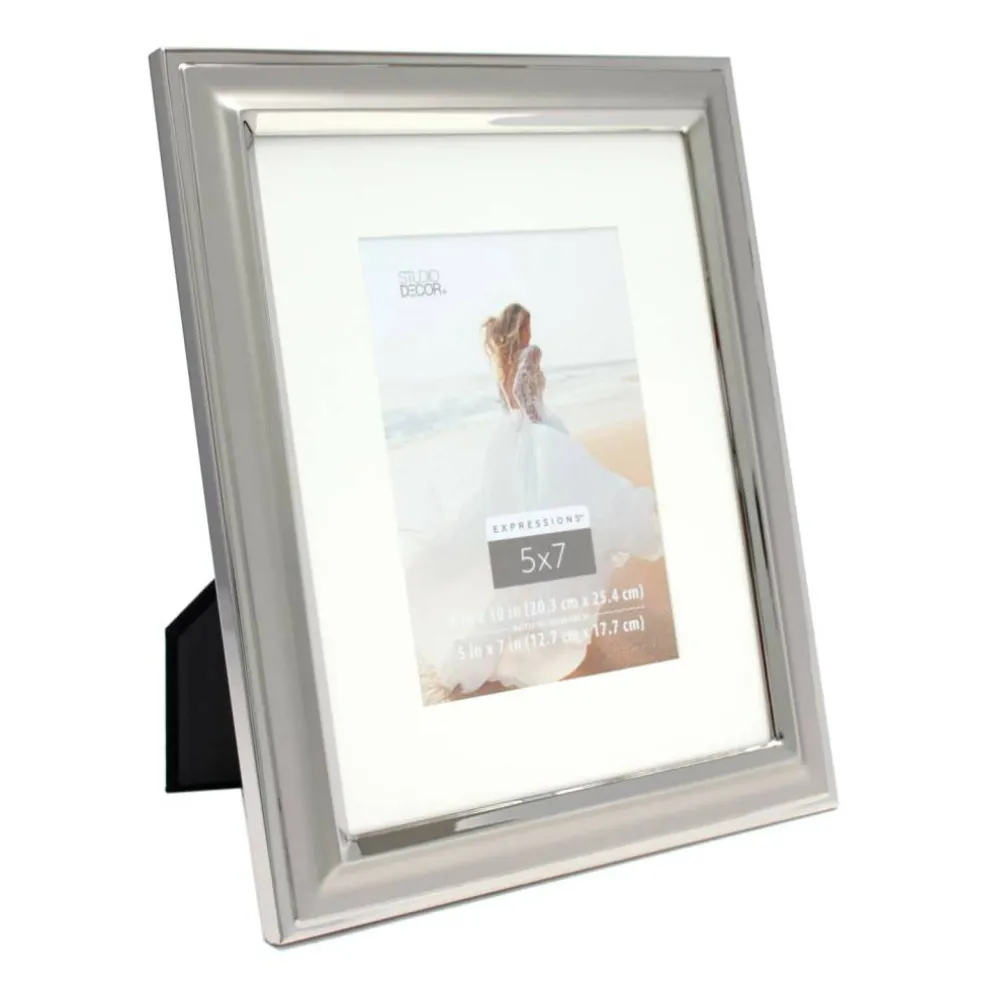 Expressions™ Silver Two Tone Frame with Mat by Studio Décor®