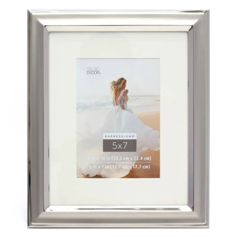 Expressions™ Silver Two Tone Frame with Mat by Studio Décor®