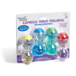 Express Your Feelings Sensory Bottles, Play Therapy Toys, Visual Sensory Toys, Mindfulness for Kids, Comfort Items for Anxiety, Social Emotional Learning, Calm Down Corner Supplies