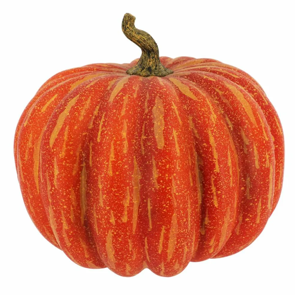 15.5" Extra Large Dark Orange Decorative Pumpkin by Ashland®