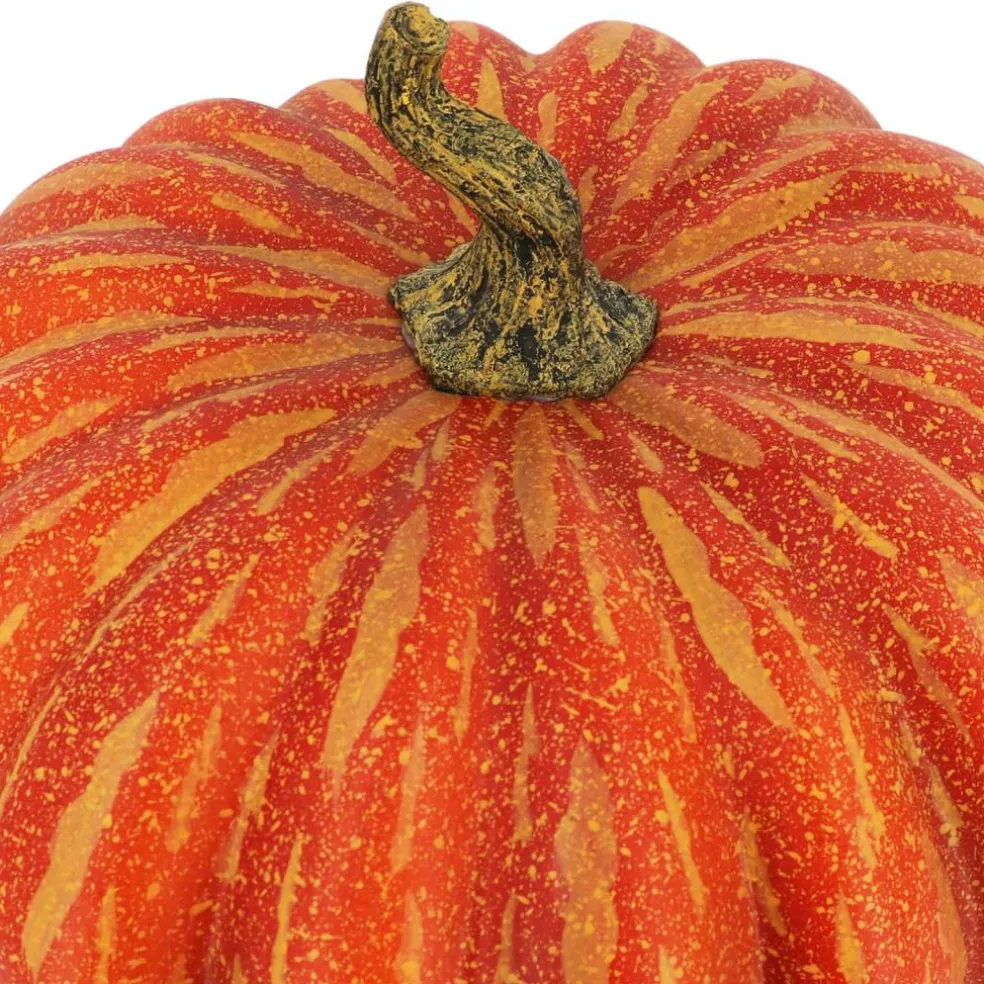 15.5" Extra Large Dark Orange Decorative Pumpkin by Ashland®