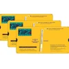 E-Z Grader, Large Print, Yellow, Pack of 3