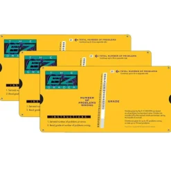 E-Z Grader, Large Print, Yellow, Pack of 3