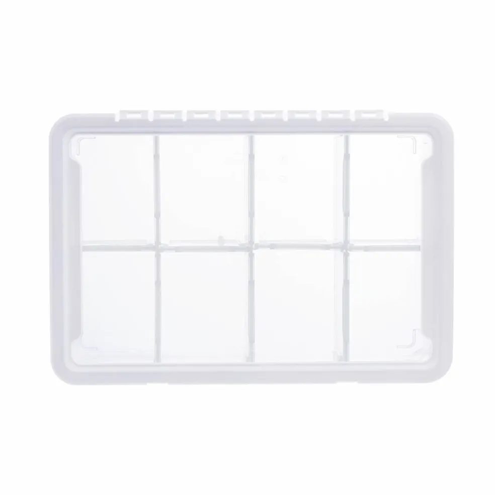 Ezy Storage 8-Compartment Large Cup Storage Box