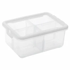 Ezy Storage 4-Compartment Storage Box