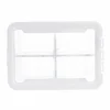 Ezy Storage Tall 4-Compartment Storage Box
