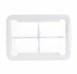Ezy Storage Tall 4-Compartment Storage Box