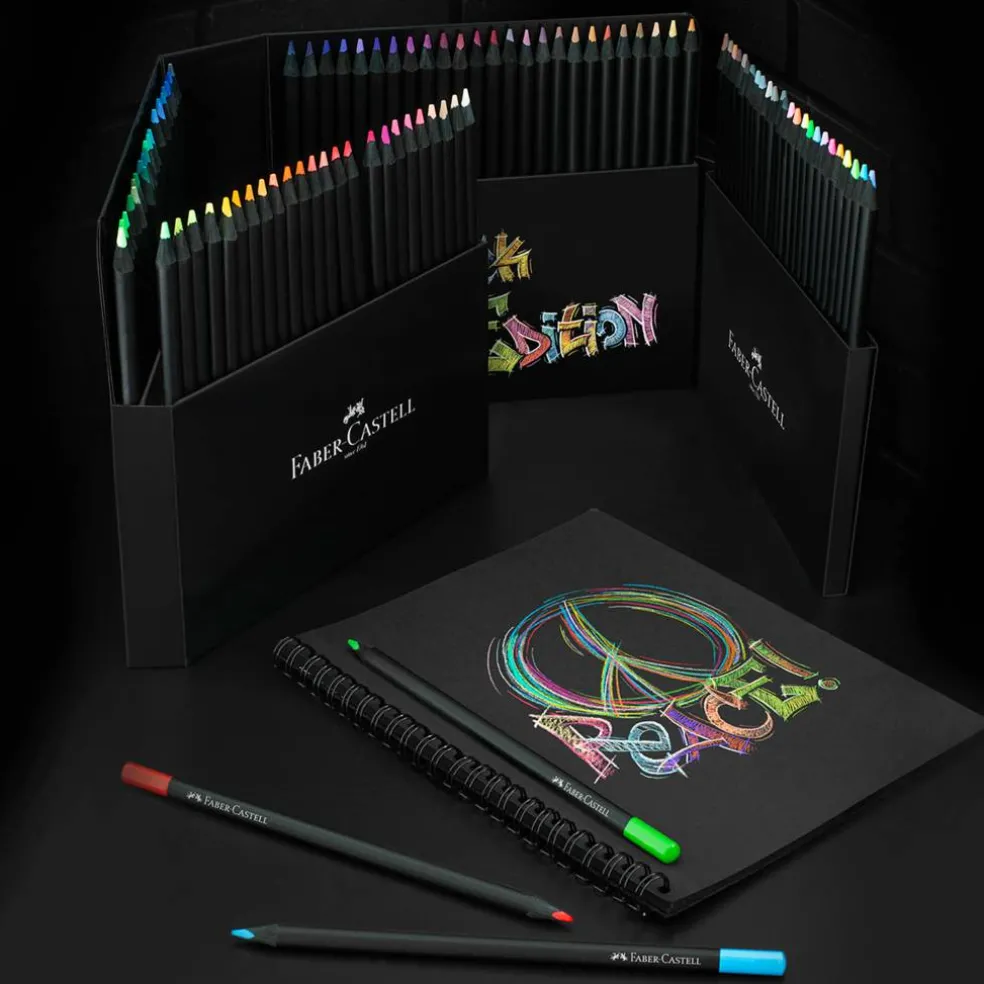 Faber-Castell® Black Edition 100 Colored Pencils Set