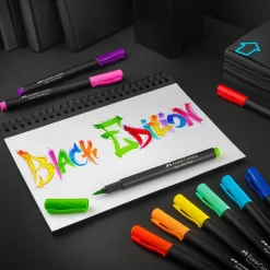Faber-Castell® Black Edition Felt Tip Brush Pens