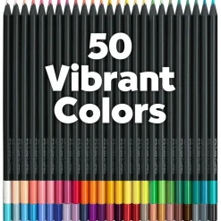 Faber-Castell® Black Edition 50-Piece Colored Pencils