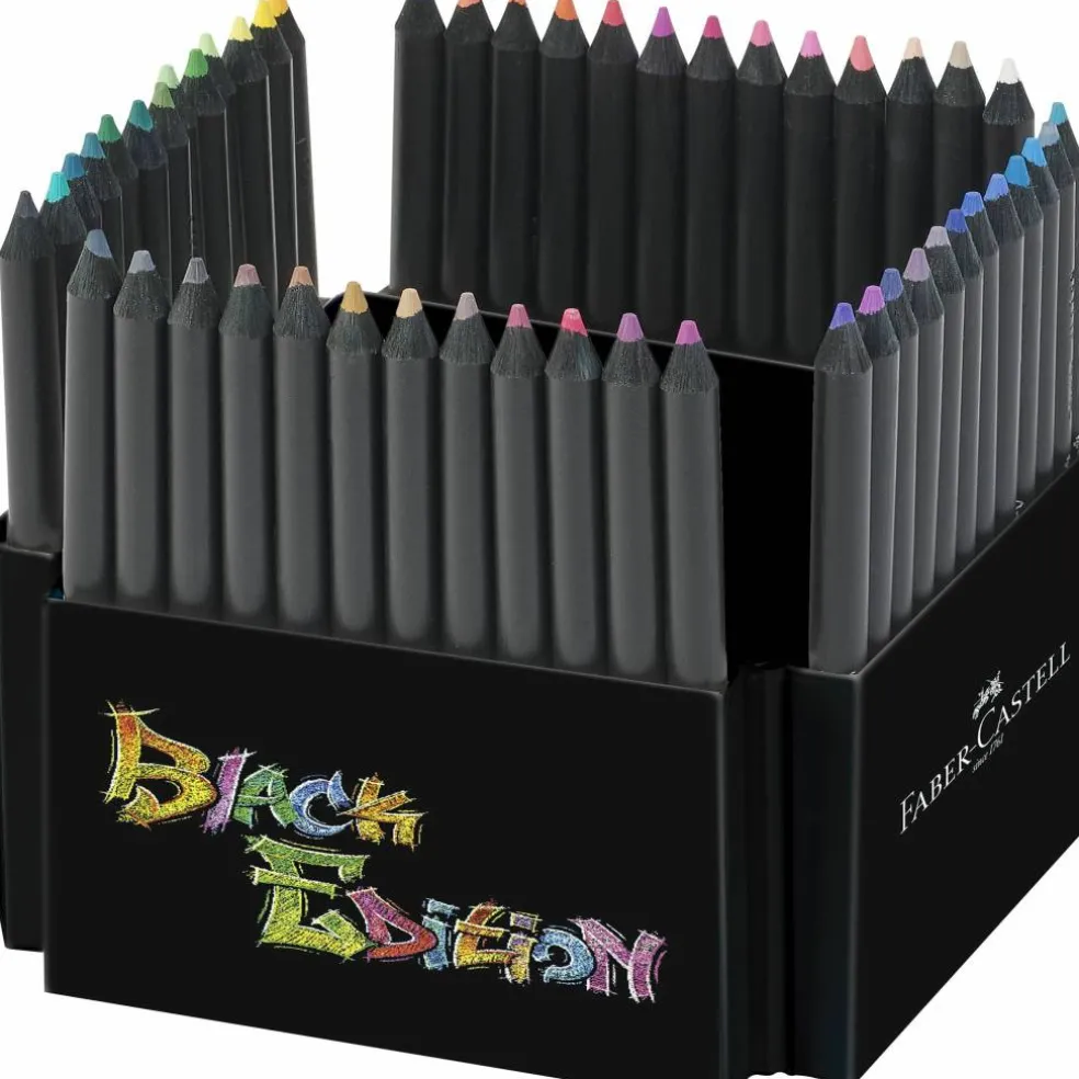 Faber-Castell® Black Edition 50-Piece Colored Pencils