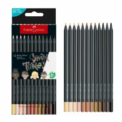 Faber-CastellĀ® Black Edition Skin Tones Colored Pencils