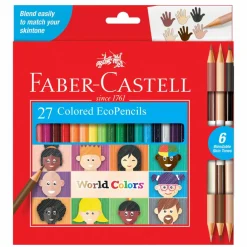 Faber-Castell 27 Color World Colors EcoPencils