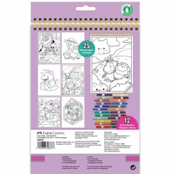 Faber-Castell® Cozy Cuties Coloring Book Set