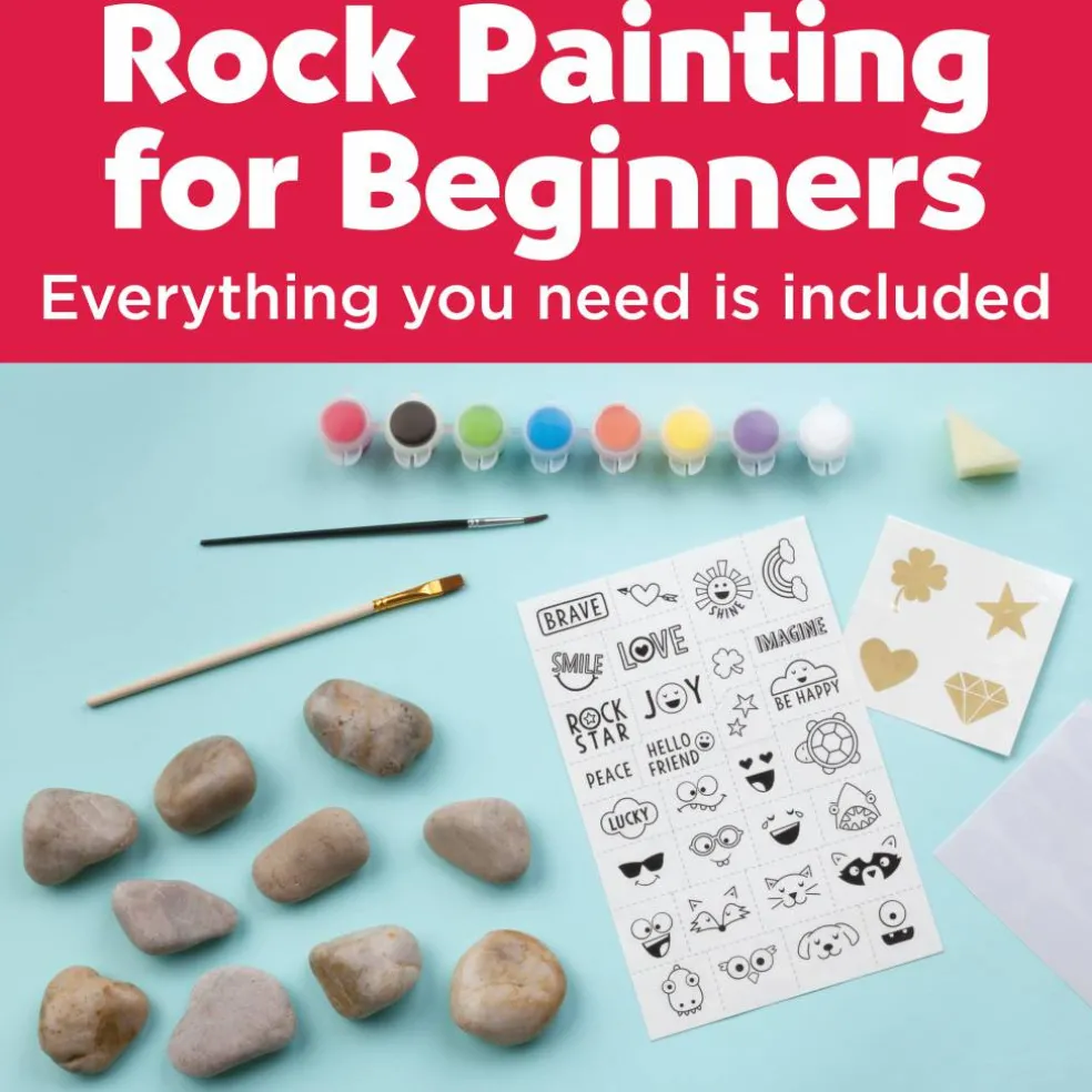 Faber-Castell® Creativity for Kids® Hide & Seek Rock Painting Kit
