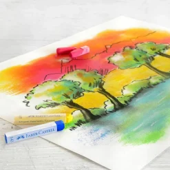 Faber-Castell® Full Length 12 Color Soft Pastel Stick Set
